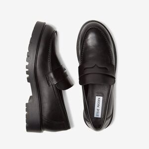 STEVE MADDEN - Black Lotto Loafer